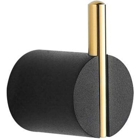 Mexen Aron gancho para toalla, negro/dorado- 7088135-57 (1/2)