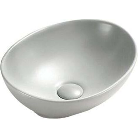 Mexen Elza lavabo sobre encimera 40 x 33 cm, platino mate - 21014063 (1/2)