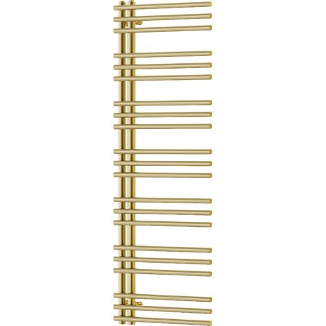 Mexen Neptun radiador de ba帽o decorativo 1400 x 500 mm, 420 W, dorado - W101-1400-500-00-50