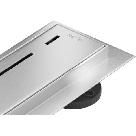 Mexen Flat 360掳 M03 desag眉e lineal giratorio 80 cm, inox - 1022080-40