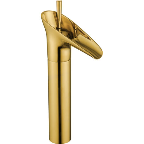 Mexen Orion grifo de lavabo alto, dorado - 745510-50 (1/2)