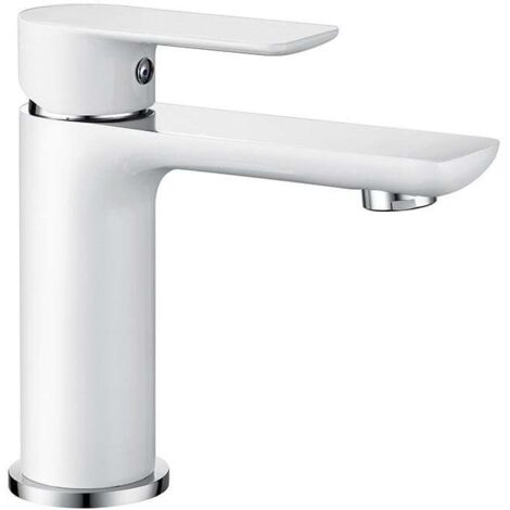 Mexen Alfa grifo de lavabo, blanco/cromo - 745700-02 (1/2)