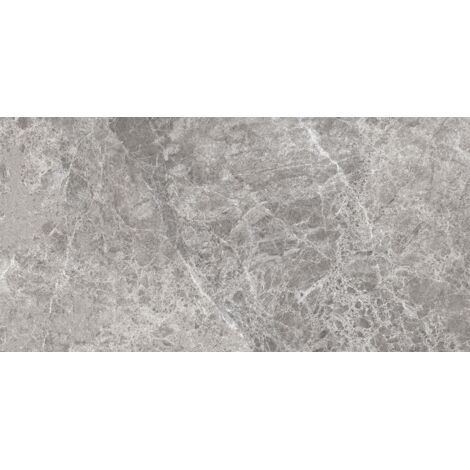 Mexen Lizard Muestra de gres vidriado rectificado gris, azulejo para suelo y pared 120 x 60 cm, brillo - TL109-02-S