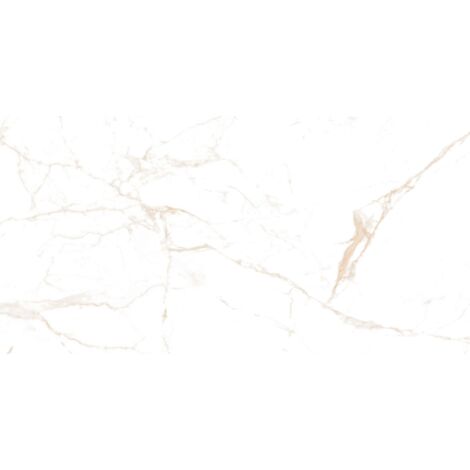Mexen Noor Satnario Muestra dorada de gres esmaltado rectificado G1, baldosa de suelo y pared 120 x 60 cm, brillo - TL105-01-S