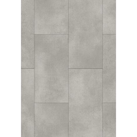 Mexen Imperial Grey paneles vin铆licos 610 x 305 mm SPC 6,5 mm, base IXPE 1,5 mm, 4 V-Fuga, Hormig贸n - F1154-0610-305-505-4V1-90