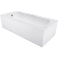 Mexen Vega ba帽era rectangular 160 x 70 cm con carcasa, blanca - 55011607000X