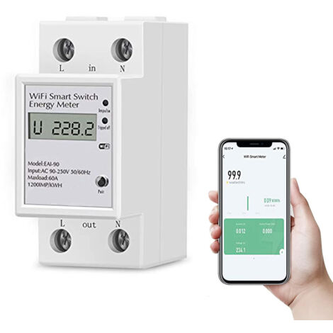 Digitaler Stromzähler Mit WLAN Schalter & App- Produktbild-Vorschau 5