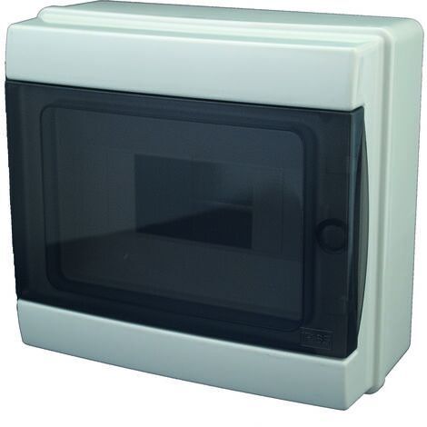 Wasserdichte 8-Modul-Wandschalttafel mit Rauchtür 215 x 200 x 105 mm IP65 FAEG - FG14508 (1/2)