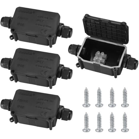 2 Stück Wasserdichter Kabelschalter IP66 – 230V, Inline-Schnurschalter, Robust, Für Außen- Und Innenanwendungen