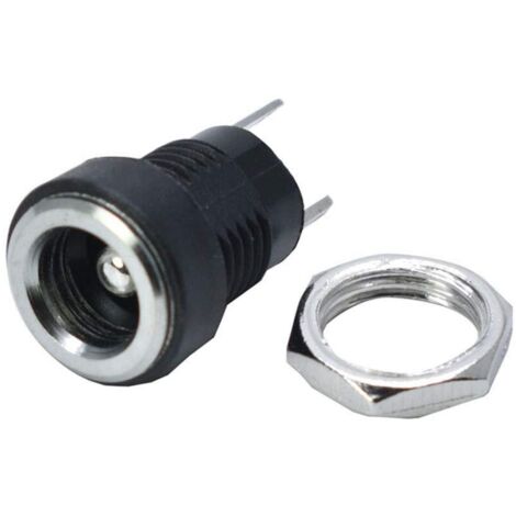 Presa di alimentazione c.c. RS PRO Drto, 12.0V, Presa DC 5A, pin 2.5 mm, Montaggio a pannello 21.3 mm, placcatura | RS