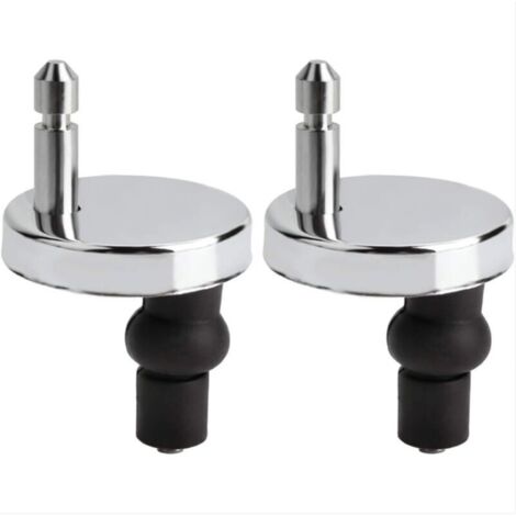2er-Set Universal-Toilettensitzhalterungen Toilettensitz mit Scharnier Toilettendeckel Toilettensitzhalterungen, geeignet für alle Arten von Toiletten, einfache Montage (1/5)