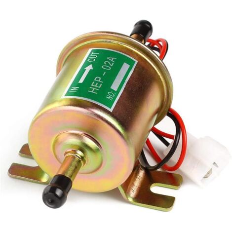 Elektrische Kraftstoffpumpe 12 V (4-7 PSI) – Universelle Benzin- und Dieselpumpe HEP-02A – Kompatibel mit Benzin/Diesel und allen Maschinen (1/5)