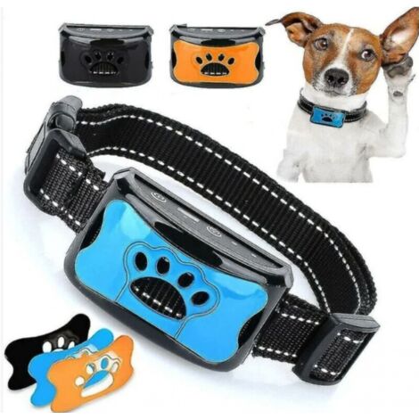Miofth 3-in-1-Hunde-Anti-Bell-Halsband für übermäßiges Bellen, sicheres, harmloses und humanes Belltraining