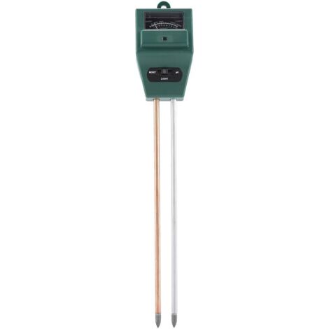 Soil Tester Kit Feuchtigkeitsmesser Pflanzen PH Erdmeter Boden für Blumen/Herb/Pflanzen/Garten/Bauernhof/Rasen 290x50x38MM(Grün) (1/5)
