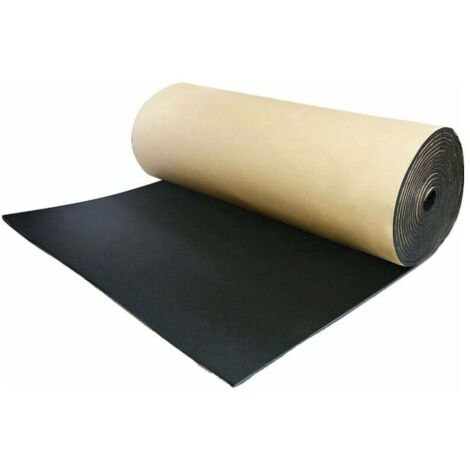 Auto-Schalldämpfer, schalldämmender Akustikschaum, Anti-Lärm-Wärmedämmung, Zellschaum-Schalldämpfer, 1 Rolle 200 cm x 50 cm, 3 mm (1/5)