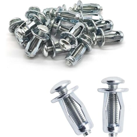 15 Stück Hohlraum Metallanker, M420 Hohlraumdübel Metall, Dübel hohlraum, Fischer Hohlraumdübel, Dübel Gipskarton, Gipskartondübel Metall, Spreizdübel (1/5)