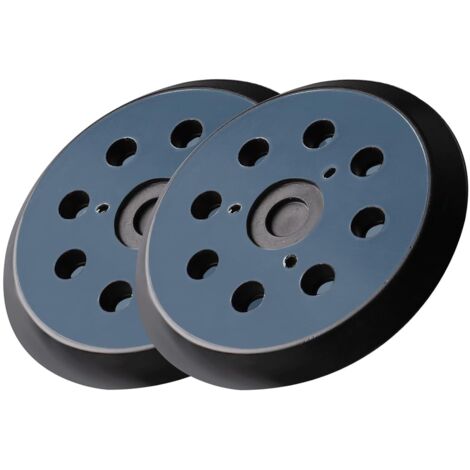 5 Zoll 2 Pcs Schleifpad Ersatzpad,8 Loch Schleifteller Exzenterschleifer als Ersatzteil Stützteller Kletthaftteller für MAKITA BO5031,M9204,BO5021,BO5041743081-8 für DeWalt 151281-08 DW4388 (1/5)