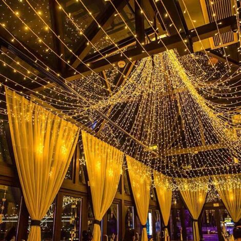 10 m 1000 LED-Lichterkette, Karneval, Hochzeit, Außenbereich, Innenbereich, Gartenbeleuchtung – RW, Innenmöbel-Dekoration, Weihnachtsdekoration, Lichterkette (1/5)
