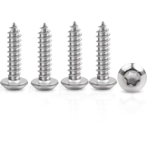 160 Stück M4x16mm Edelstahl Flachkopf Mit Scheibe Edelstahl Rostfrei Tellerkopf Holzschrauben Torx Edelstahl Flachkopf Mit Scheibe Torx Schrauben A2 V2a Holzschrauben Linsenkopf Vollgewinde (1/5)