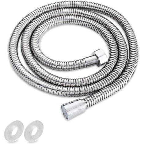 Dusche 150 cm, Edelstahl, verdrehsicher, explosionsgeschützt, auslaufsicher, korrosionsbeständiger Duschschlauch, mit G 1/2 Zoll Universalanschluss (1/5)