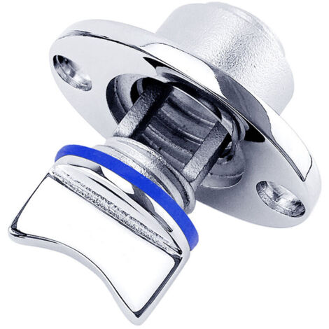 Marine-Ablassstopfen aus Edelstahl 316, mit wasserdichtem O-Ring, Bootsspiegel, Garboard-Ablassstopfen, Ablassventilauslass, Bilge-Ablassanschluss – Blau (1/5)