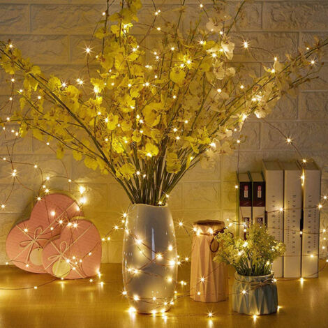 30 m lange, batteriebetriebene LED-Lichterkette mit 300 LEDs (1/5)
