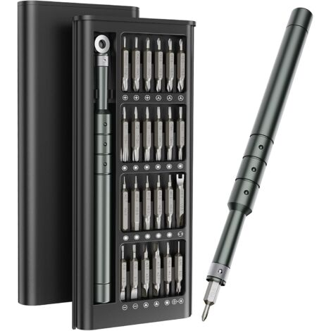 52 IN 1 Feinmechaniker Schraubendreher Set, Tragbares Mini Werkzeug mit Torx T5 T6 T8 T9, P5, y00,usw, Reparatur Kit für Macbook, Laptop, PS4, PS5, PC, iphone, Brille, Uhren, Switch,Xbox,usw (1/5)