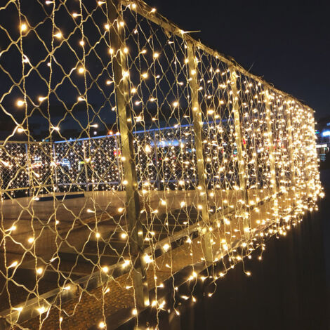 3 x 3 m, 304 LED-Lichterketten, Karneval, Hochzeit, Außen- und Innengartenbeleuchtung – RW Innenmöbel-Dekoration, Weihnachtsdekoration, Lichterketten (1/5)