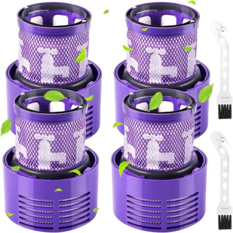 Filter für Dyson V10,4 Stück waschbare Ersatzfilter,Staubsaugerfilter-Set kompatibel mit V10 Cyclone Series,V10 Absolute, V10 Animal,V10 Total Clean, SV12,DY 969082-01 (V10) (1/5)