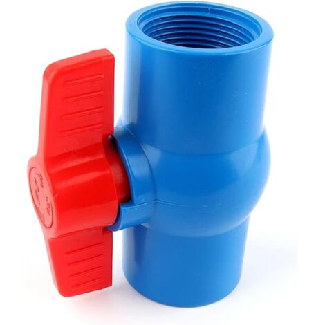 1/2 "-4" blau Innengewinde Big Size PVC Kugelhahn Gartenbewässerungsschlauch Anschlussarmaturen Aquarium Schalter Kugelhahn(3 Inch Female) (1/5)