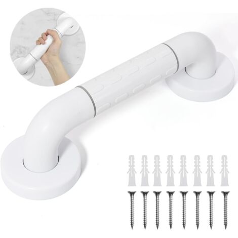 Haltegriff für Senioren, Duschgriff, rutschfester Edelstahl, Badewannengriff, Aufstehhilfe für Toilette, geeignet für Senioren, Behinderte, Toilette, Küche (1/5)