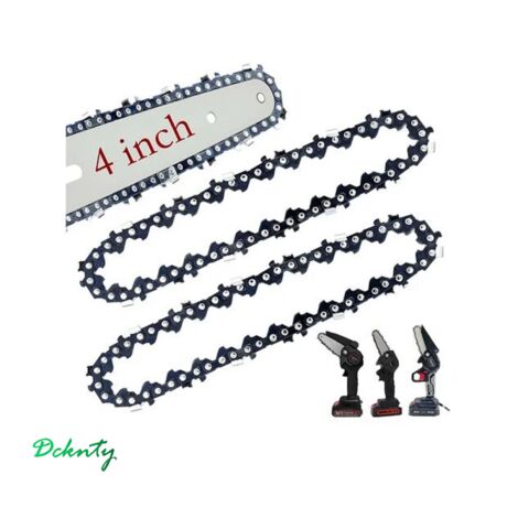 2 Stück Mini-Kettensägenketten 4 Zoll Ersatzketten (1/5)