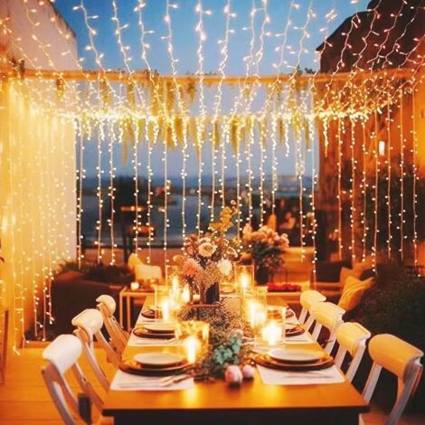 100 m 800 LED-Lichterkette, Karneval, Hochzeit, Außen- und Innengartenbeleuchtung – RW Innenmöbel-Dekoration, Weihnachtsdekoration, Lichterketten (1/5)