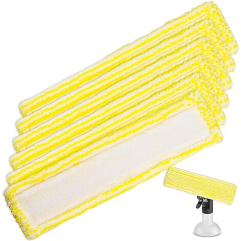 Ersatzpads für Kärcher Fenstersauger Zubehör, 6 STK für Kärcher Fensterreiniger Ersatzteile, Ersatzmikrofaser Wischbezug Fenstersauger Zubehör Pads Wischmopppad für Karcher WV2 WV5 WV6 Plus Premium (1/5)