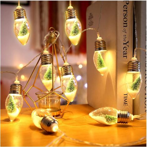 Batteriebetriebene Lichterkette, 3 m, 20 LED-Lichterkette mit Timer-Funktion für Schlafzimmer, Wohnzimmer, Weihnachten, Hochzeiten, Dekoration (1/5)