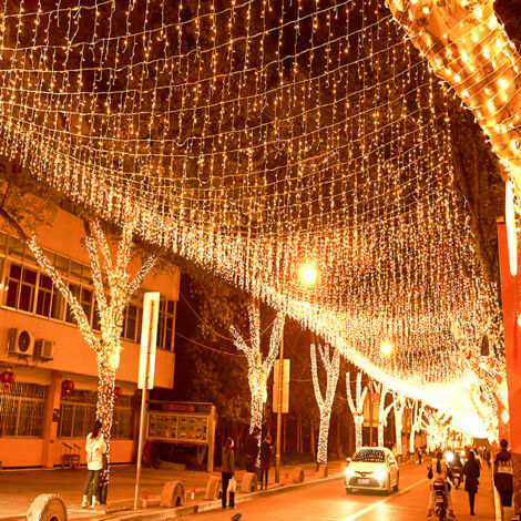 4X0,6M 120 LED Lichterketten Karneval Hochzeit Outdoor Indoor Gartenbeleuchtung-RWIndoor Möbel Dekoration Weihnachtsdekoration Lichterketten (1/5)