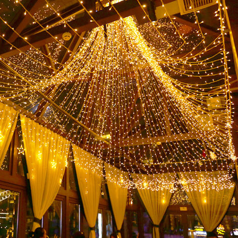 100M 2000 LED Lichterketten Karneval Hochzeit Outdoor Indoor Gartenbeleuchtung (Warmweiß) (1/5)