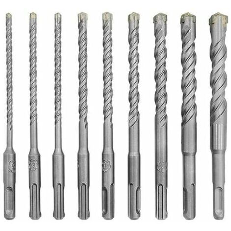 9 Teile/satz 5-16Mm Wand Elektrische Hammer Bohrer Set Beton Block Mauerwerk Ziegel Loch Sah Bohrer Bits holzbearbeitung Werkzeug (1/5)