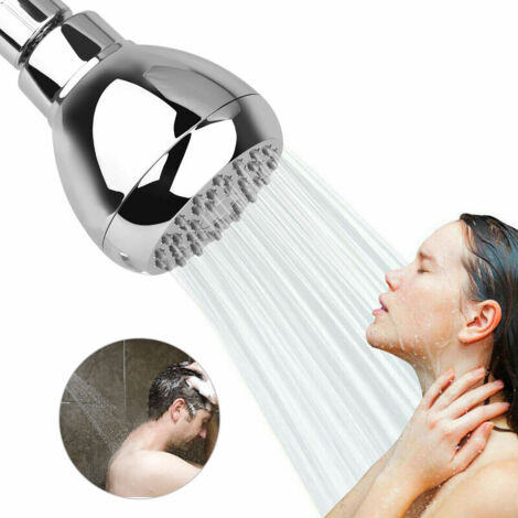 3-Zoll-Hochdruck-Duschkopf – bester Druckanstieg, Badezimmer-Duschkopfdüse, Wandmontage, fester Duschkopf, Badezimmer-Duschkopf für Duschen mit geringem Durchfluss (1/5)