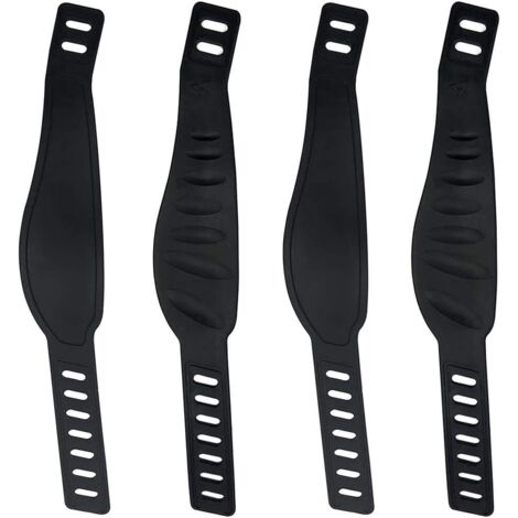 4er-Pack Pedalgurte für Heimtrainer, robust und verstellbar – Universalgurt, passend für die meisten Pedale, Heimtrainer, Heim- oder Fitnessstudio-Fahrrad (Stil 2) (1/5)