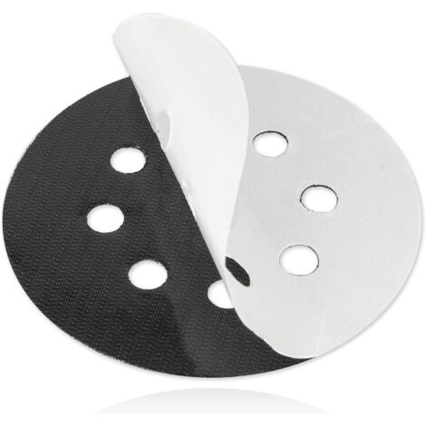 Klettscheibe selbstklebend 125mm 8 Loch - Ersatzklett/Klett-Ersatz zum reparieren von Schleifteller, Polierteller, Stützteller (1/5)