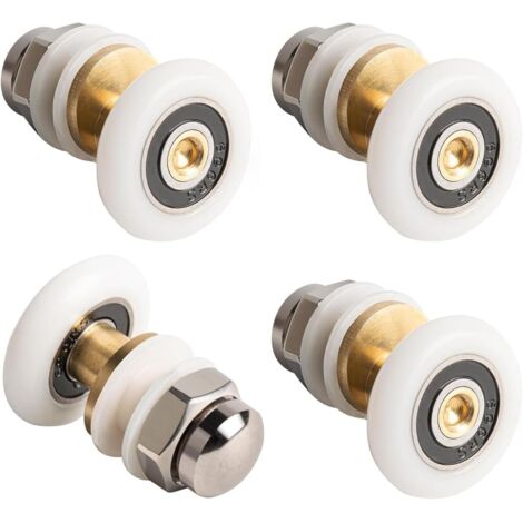 Rolle Schiebetür Dusche Ersatzduschrolle für Rolle 4 Stück 25mm (1/5)