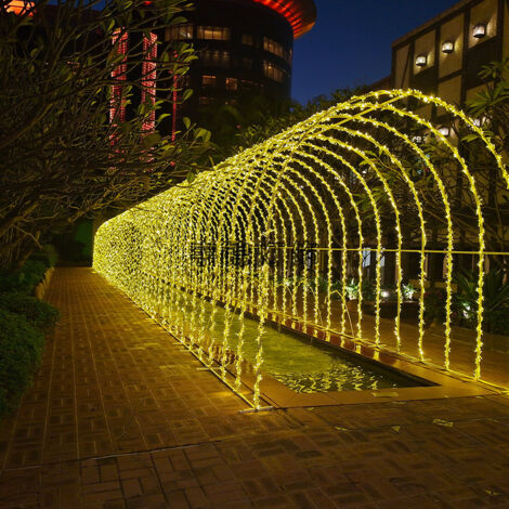 100M 1000 LED Lichterketten Karneval Hochzeit Outdoor Indoor Gartenbeleuchtung-Warmweiß (1/5)