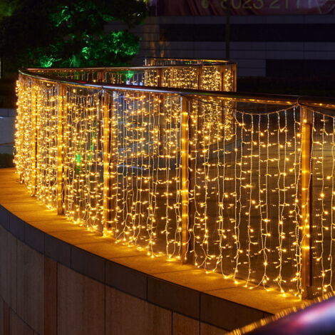 3X3M 304 LED Lichterketten Karneval Hochzeit Outdoor Indoor Gartenbeleuchtung (1/5)