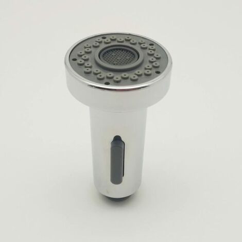 Ersatz-Multifunktionskopf, 2 Auslaufeinstellungen, Sprühduschkopf, hochwertiges Chrom-Finish für Küche, Bad, Waschbecken, Waschbecken, Wasserhahn, Mischbatterie (1/5)