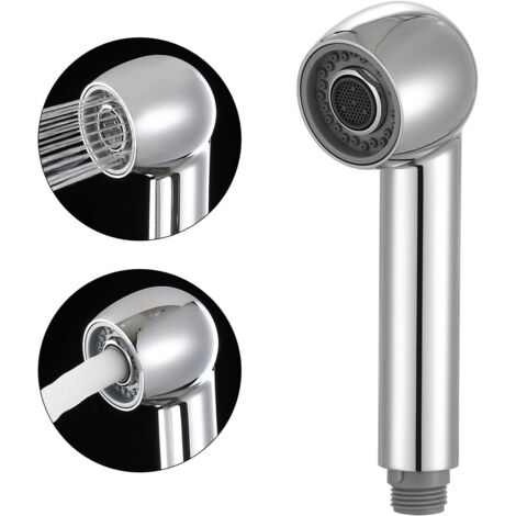 Sprühkopf für Küchenspüle, Küchenarmatur, Ersatz-Sprühkopf, herausziehbarer Wasserhahnkopf, 2-Funktions-Drossel, poliertes Chrom, PFS4-CH (1/5)