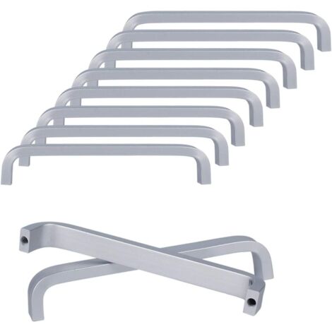 10er-Pack Schrankgriffe, Türgriffe, Möbelgriffe, Ziehgriffe aus Aluminiumlegierung für Kleiderschrank, Kommoden, Schubladengriffe, Möbeltürgriffe (Lochabstand 96 mm) (1/5)