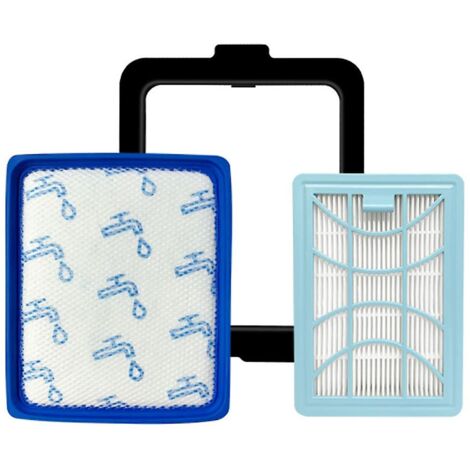 vhbw Filter Set Compatible with Philips PowerPro Expert FC9728/01, FC9728/81, FC9729/09, FC9730, FC9731, FC9732 Vacuum Cleaner, 6 x Filters