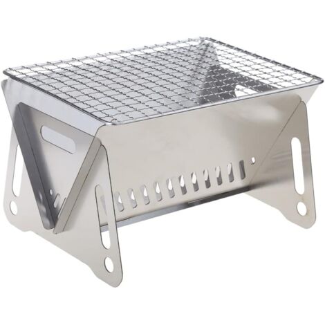 Tragbarer, zusammenklappbarer Grill-Brennholzofen aus Edelstahl (1/5)