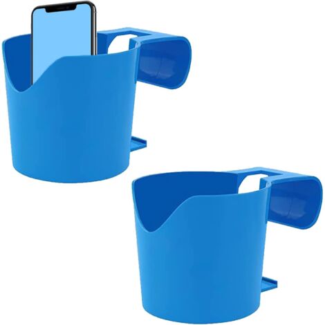 2 Stück Pool Getränkehalter, Poolrand Becherhalter Wasserbecher Hängehalter, Stanzfreier Bierflaschenhalter Für Schwimmbad, Kein Verschütten Von Poolzubehör Für Poolpartys, Saft, Cocktails, Getränke